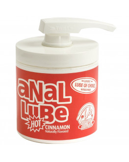 Анальная смазка с разогревающим действием Anal Lube Hot Cinnamon Flavored Lubricant - 142 мл.