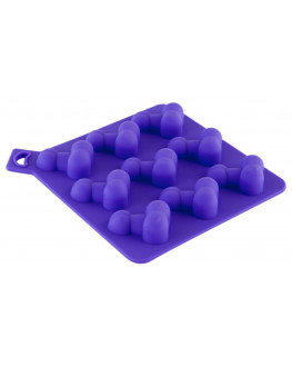 Формочка для льда фиолетового цвета