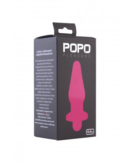 Водонепроницаемая вибровтулка розового цвета POPO Pleasure - 13,6 см.