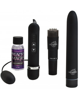 Черный вибронабор Black Magic Pleasure Kit