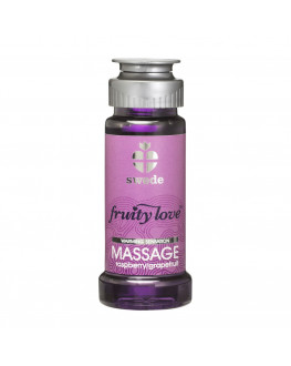 Лосьон для массажа Swede Fruity Love Massage Raspberry/Grapefruit с ароматом малины и грейпфрута - 50 мл.