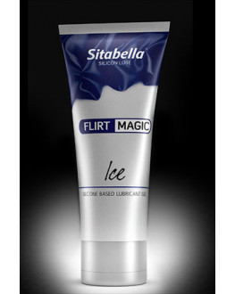 Силиконовая гель-смазка FLIRT MAGIC Ice с лёгким пролонгирующим эффектом - 75 мл.