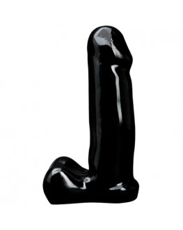 Чёрный фаллоимитатор Sex Please Perfect Penis - 17,5 см.