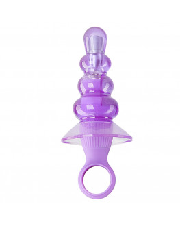 Анальный вибростимулятор My Bum Lollipop Vibro Butt Plug Purple - 8,5 см.
