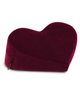 Малая вишнёвая подушка-сердце для любви Liberator Retail Heart Wedge