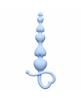Анальная цепочка Begginers Beads Blue 18 см