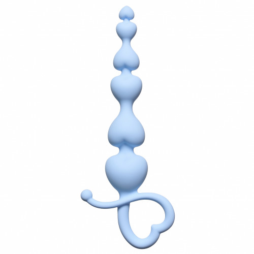 Анальная цепочка Begginers Beads Blue 18 см