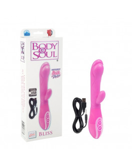 Вибратор Body & Soul Bliss Pink 21 см