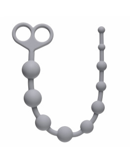 Анальная цепочка Orgasm Beads Grey 33.5 см