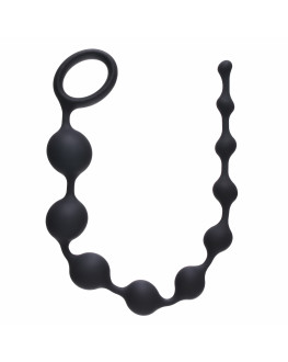 Анальная цепочка Long Pleasure Chain Black 35 см
