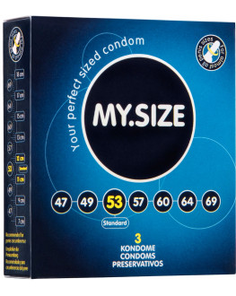 Презервативы My Size №53 - 3 шт