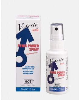 Стимулирующий спрей для мужчин Hot V-Active Penis Power, 50 мл.