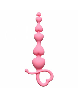 Анальная цепочка Begginers Beads Pink 18 см