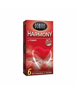 Гладкие презервативы Domino Harmony, 6 шт