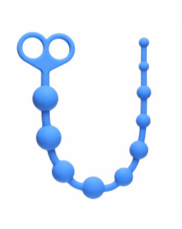 Анальная цепочка Orgasm Beads Blue 33.5 см