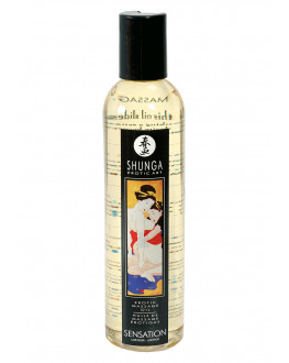 Массажное масло лавандовое Shunga Massage Oil Sensation, 250 мл